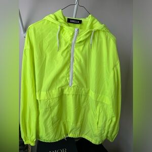 Neon green lightweight jacket